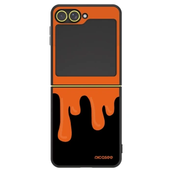 Ovitek za Samsung Galaxy Z Flip6 5G - Orange spooky