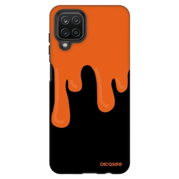 Ovitek za Samsung Galaxy A12 A125F - Orange spooky
