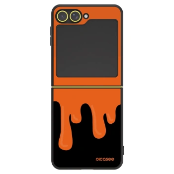 Ovitek za Samsung Galaxy Z Flip7 FE 5G - Orange spooky