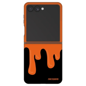 Ovitek za Samsung Galaxy Z Flip7 5G - Orange spooky