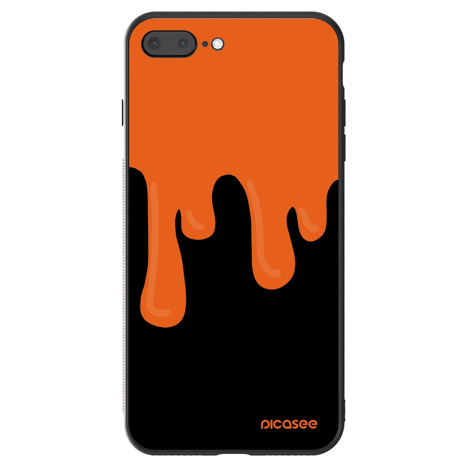 Picasee ULTIMATE CASE za Apple iPhone 8 Plus - Orange spooky