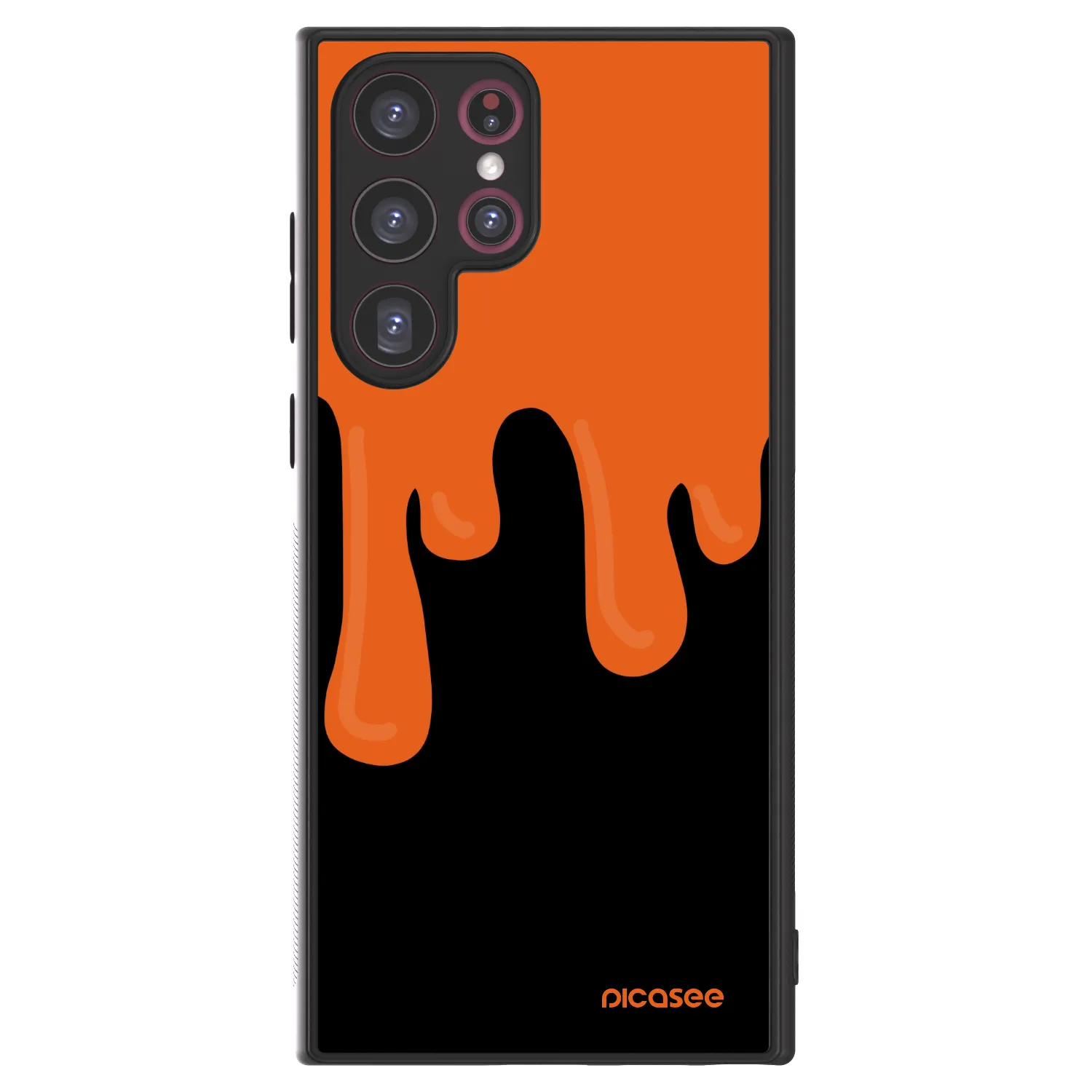 Picasee ULTIMATE CASE za Samsung Galaxy S22 Ultra 5G - Orange spooky