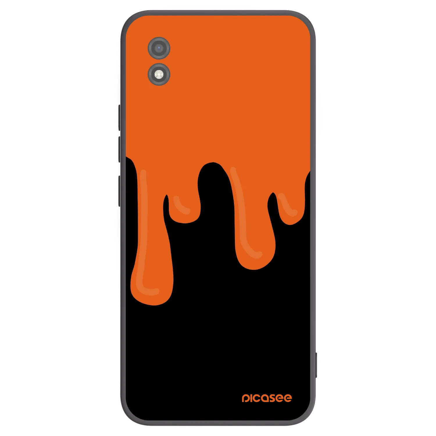 Picasee silikonski črni ovitek za Realme C11 (2021) - Orange spooky