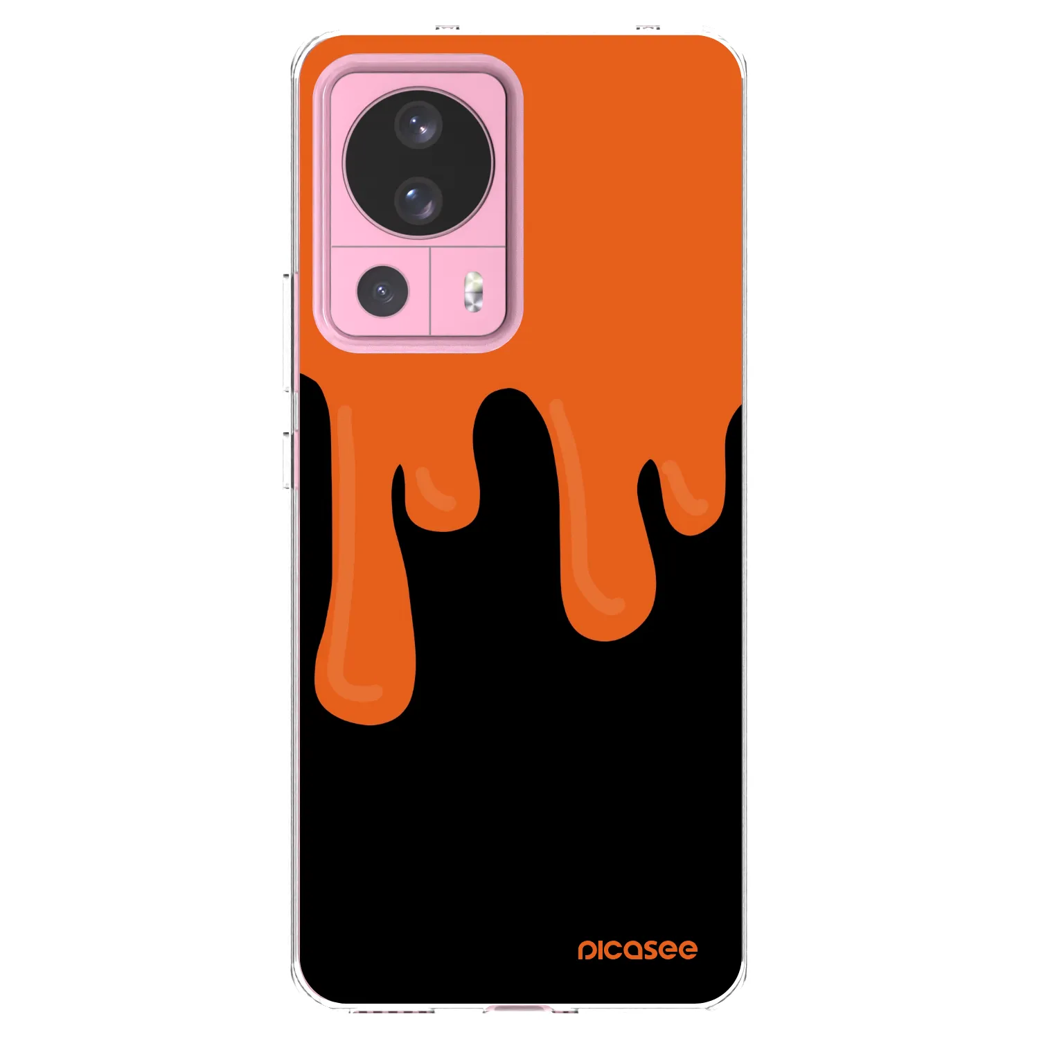 Picasee silikonski prozorni ovitek za Xiaomi 13 Lite - Orange spooky