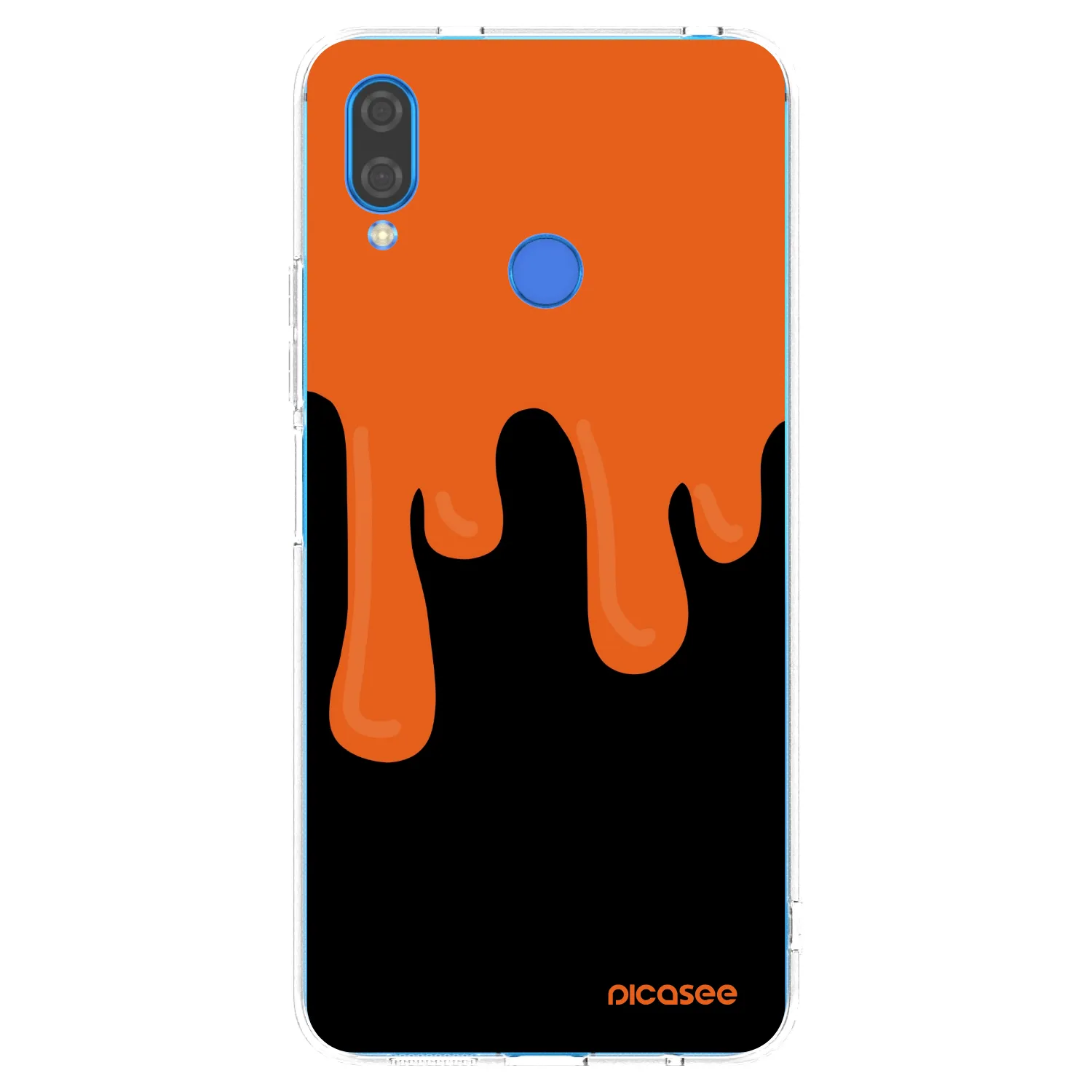 Picasee silikonski prozorni ovitek za Huawei Nova 3i - Orange spooky