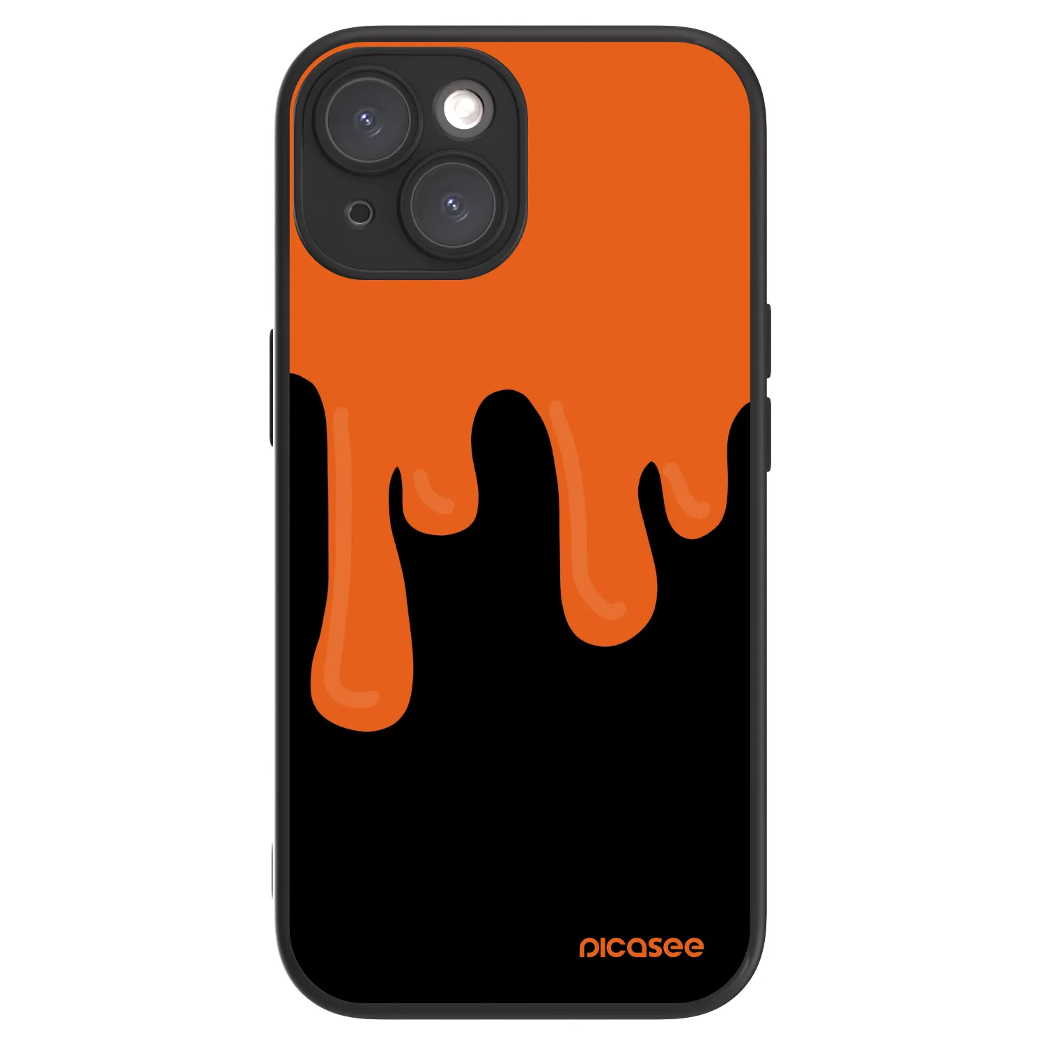 Picasee ULTIMATE CASE MagSafe za Apple iPhone 15 - Orange spooky