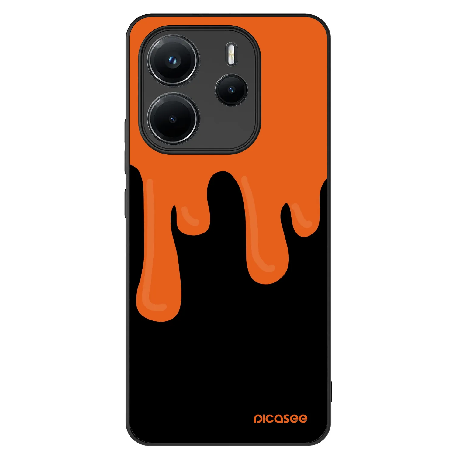 Picasee ULTIMATE CASE za Xiaomi Redmi Note 14 4G - Orange spooky