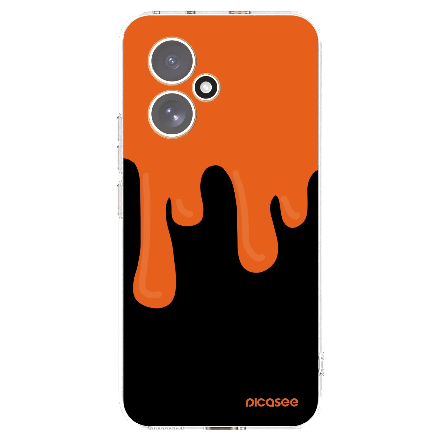 Picasee silikonski prozorni ovitek za Honor 400 5G - Orange spooky
