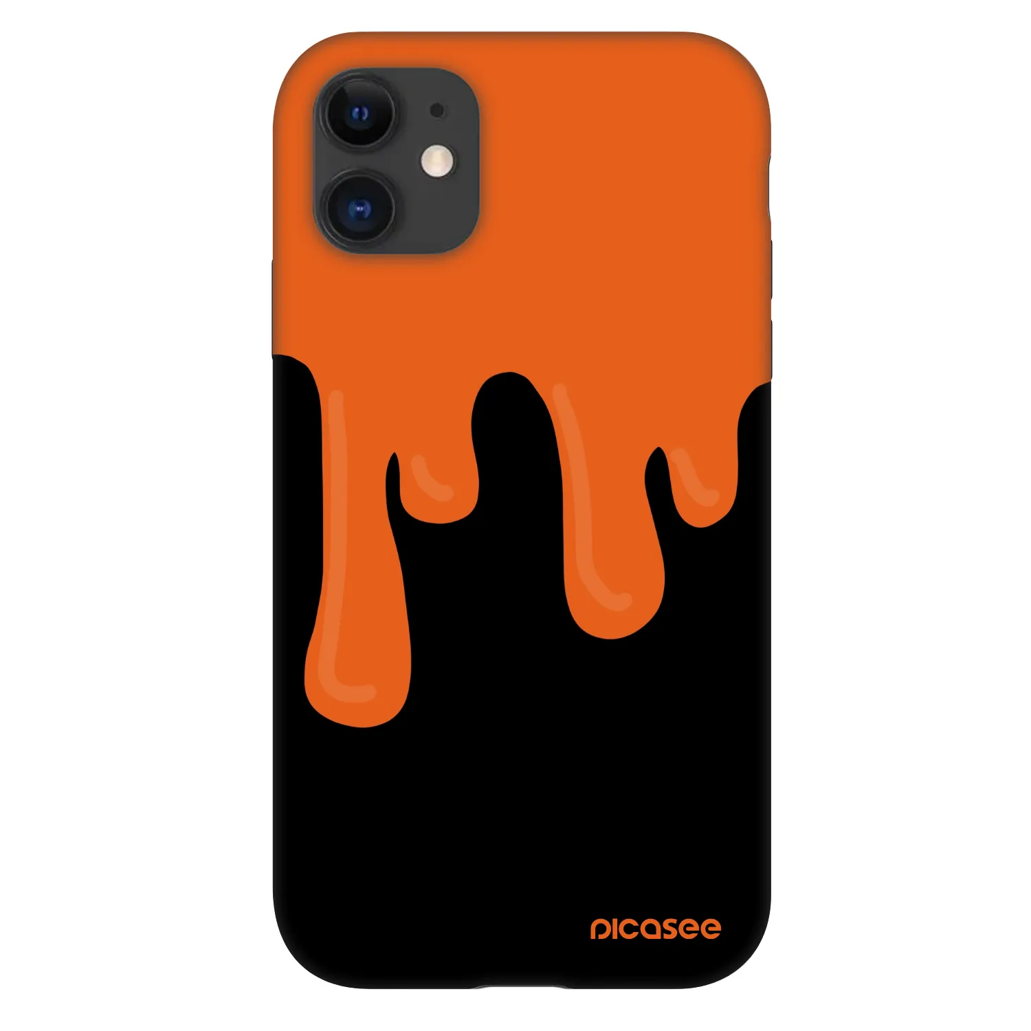 Picasee Fashion Case za Apple iPhone 11 - Orange spooky