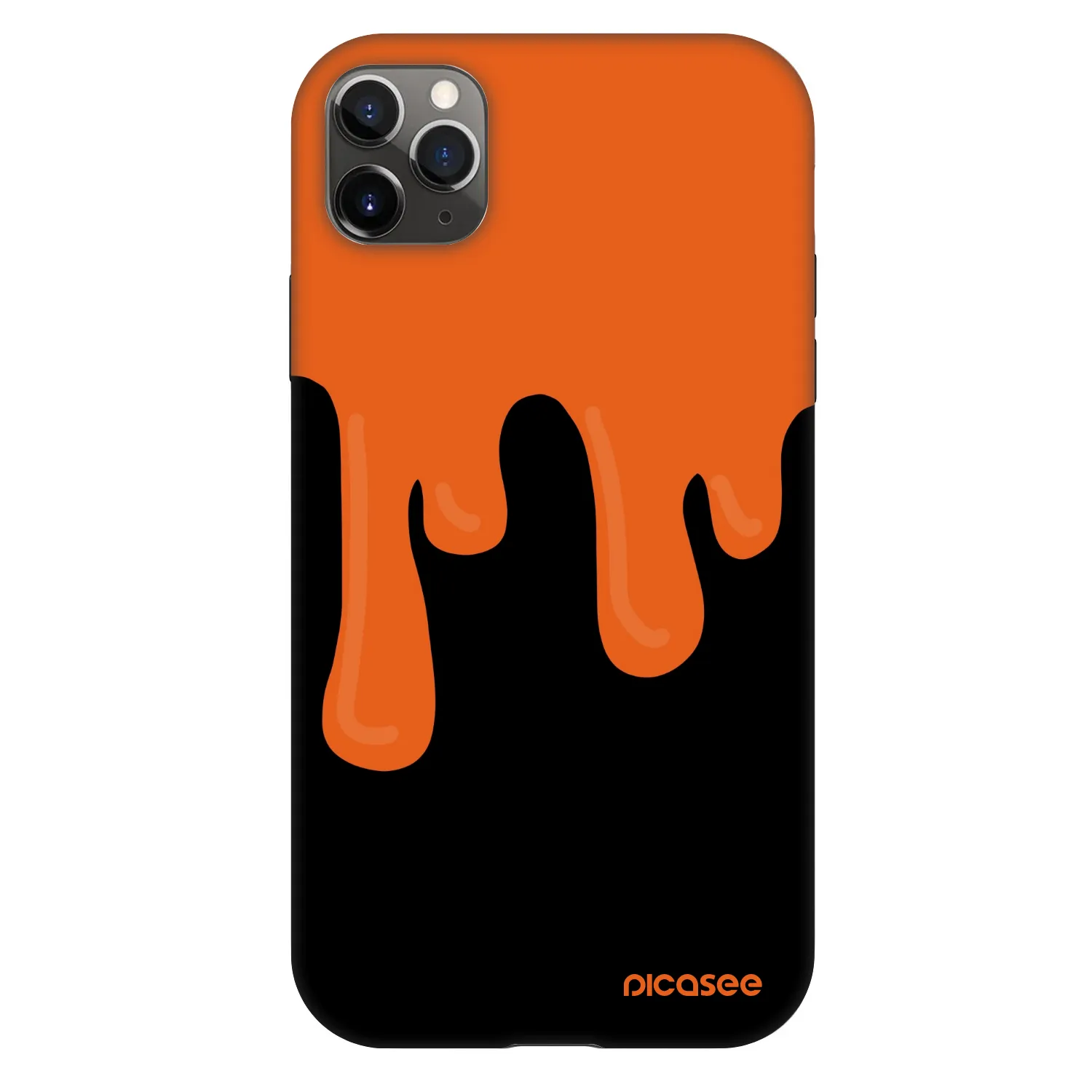 Picasee Fashion Case za Apple iPhone 11 Pro Max - Orange spooky