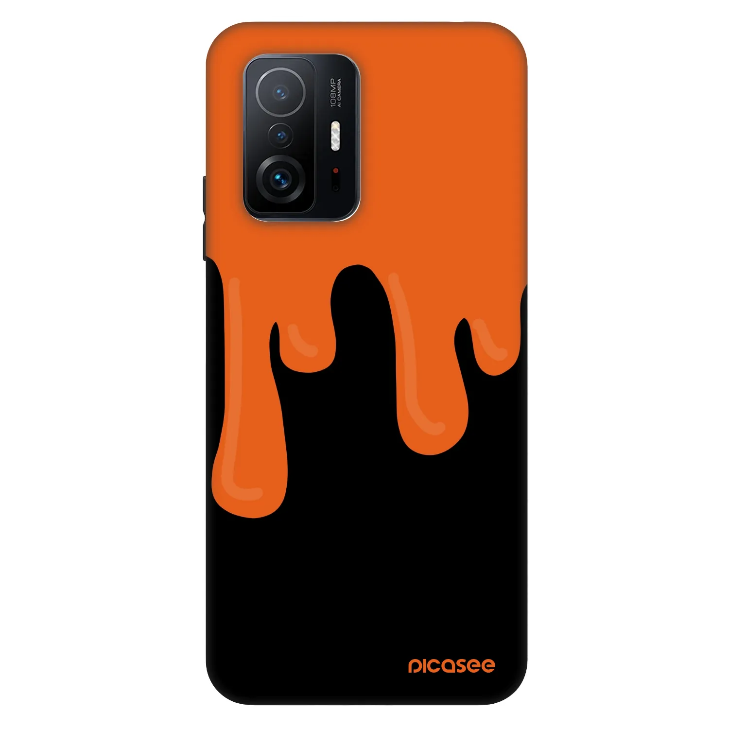 Picasee Fashion Case za Xiaomi 11T Pro - Orange spooky