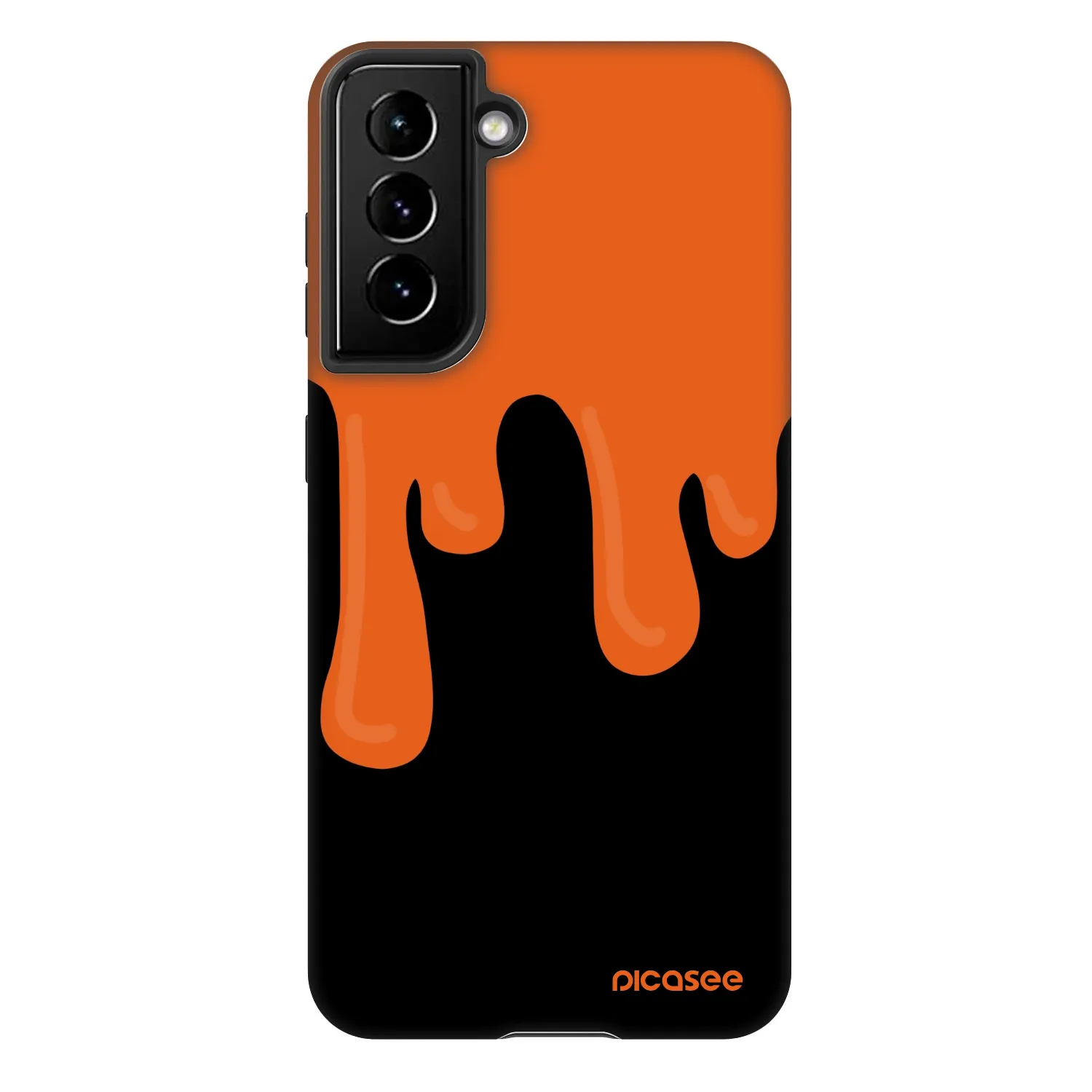 Picasee Fashion Case za Samsung Galaxy S22 5G - Orange spooky