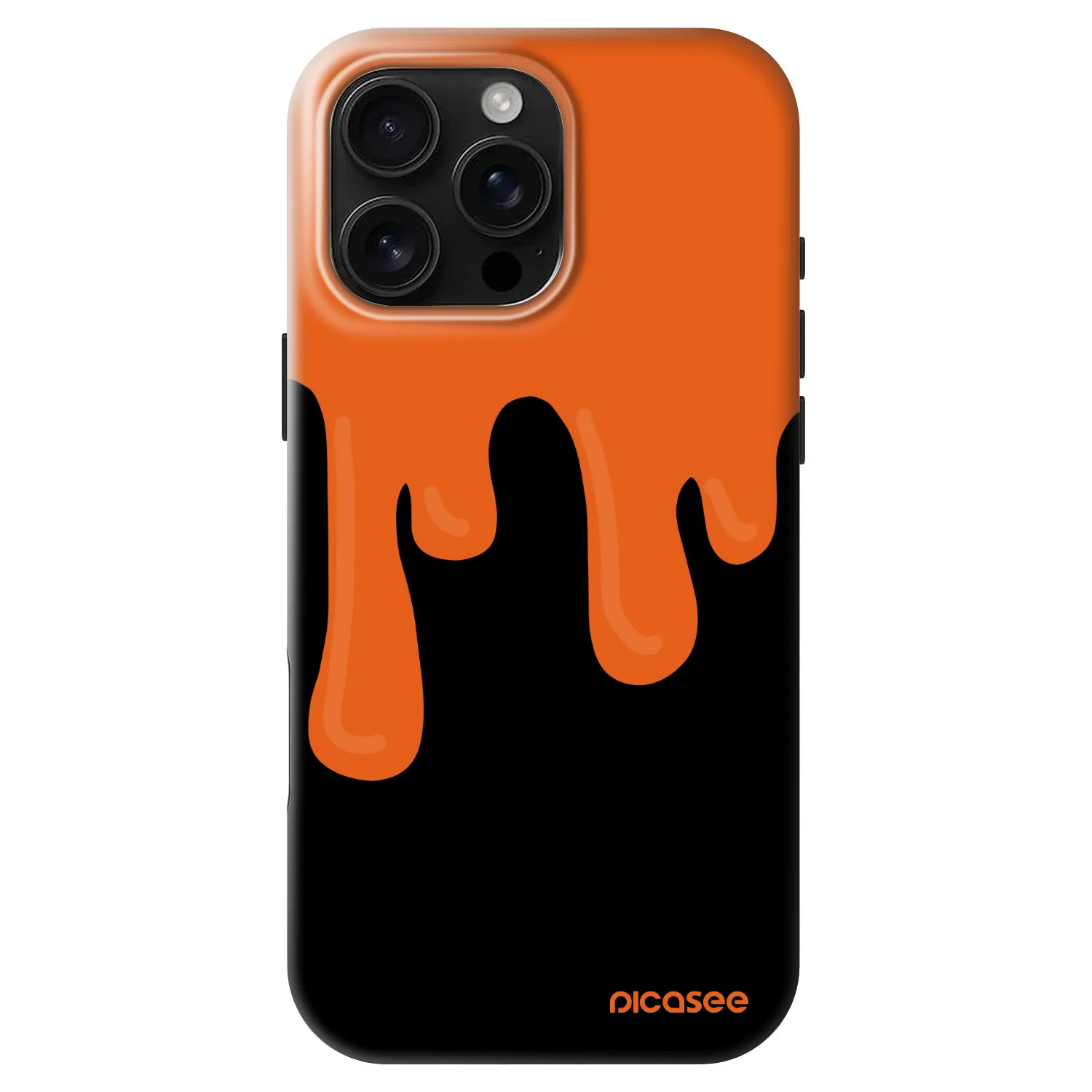 Picasee Fashion Case MagSafe za Apple iPhone 16 Pro Max - Orange spooky