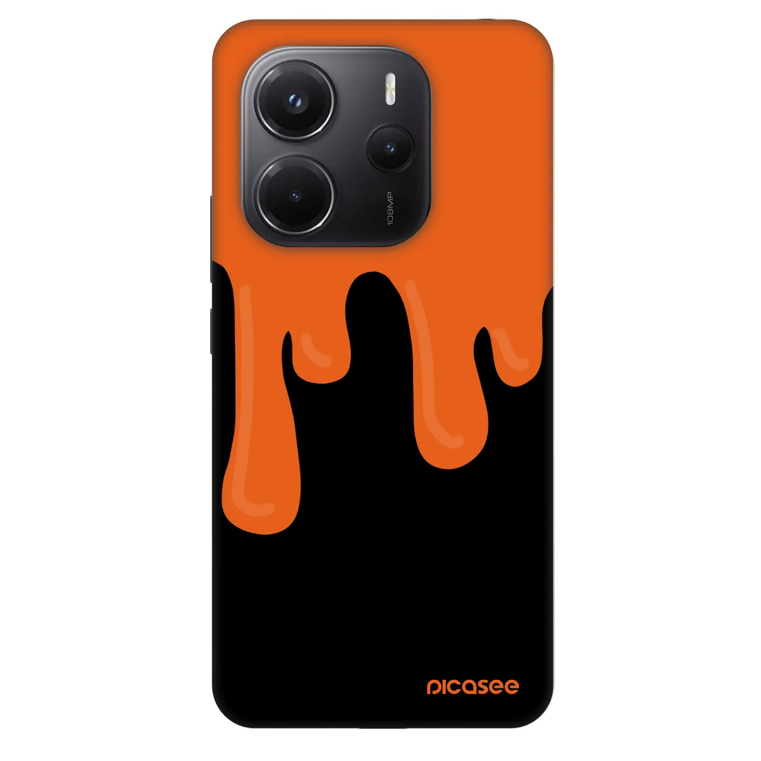 Picasee Fashion Case za Xiaomi Redmi Note 14 4G - Orange spooky