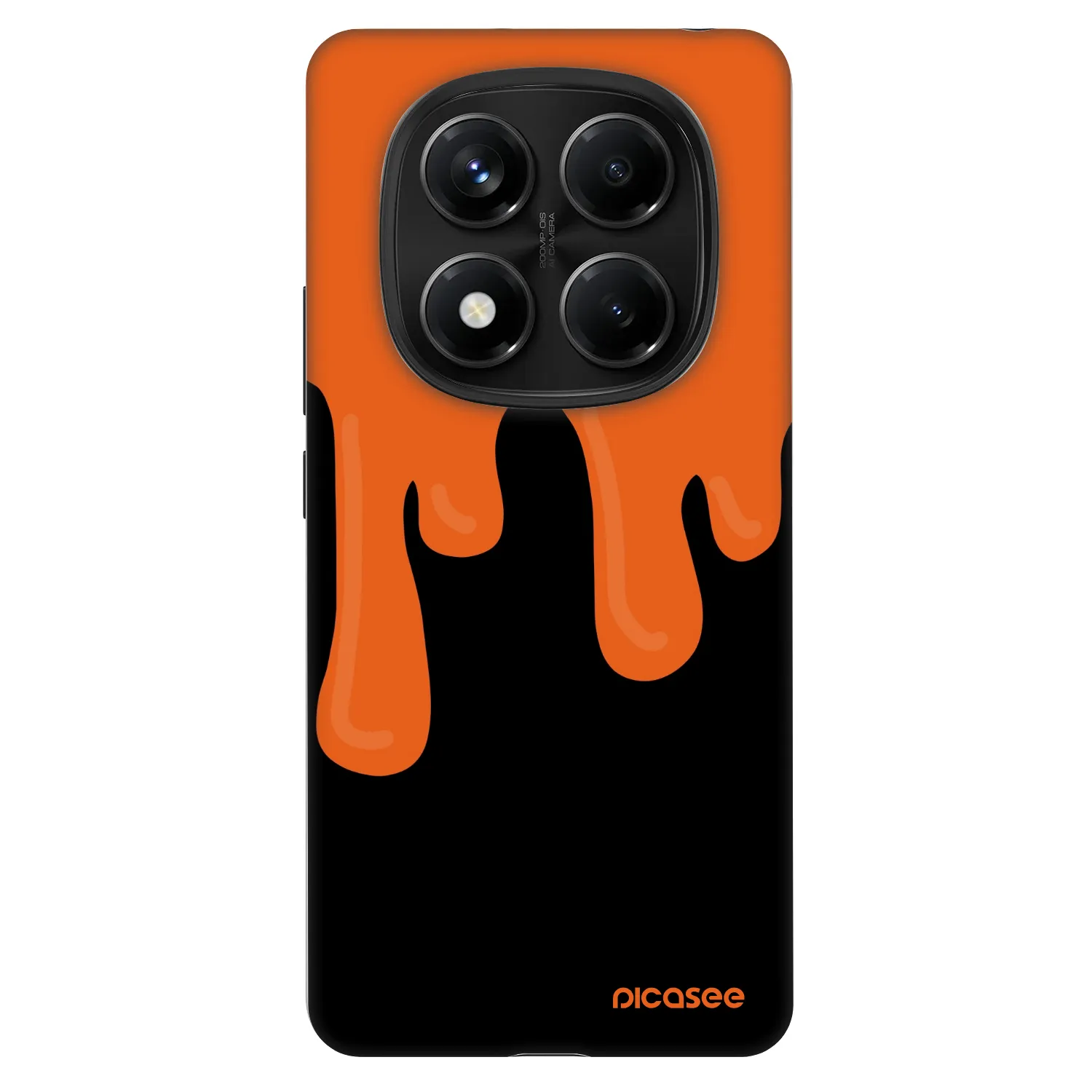Picasee Fashion Case za Xiaomi Redmi Note 14 Pro 4G - Orange spooky