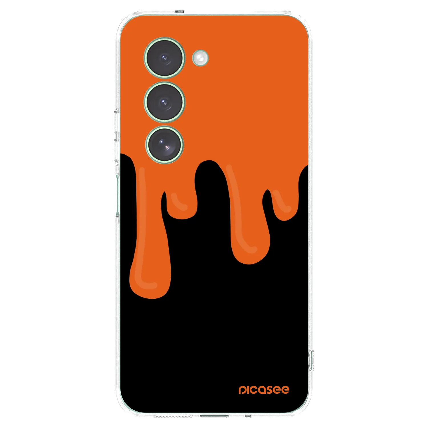 Picasee silikonski prozorni ovitek za Xiaomi Redmi 15 5G - Orange spooky