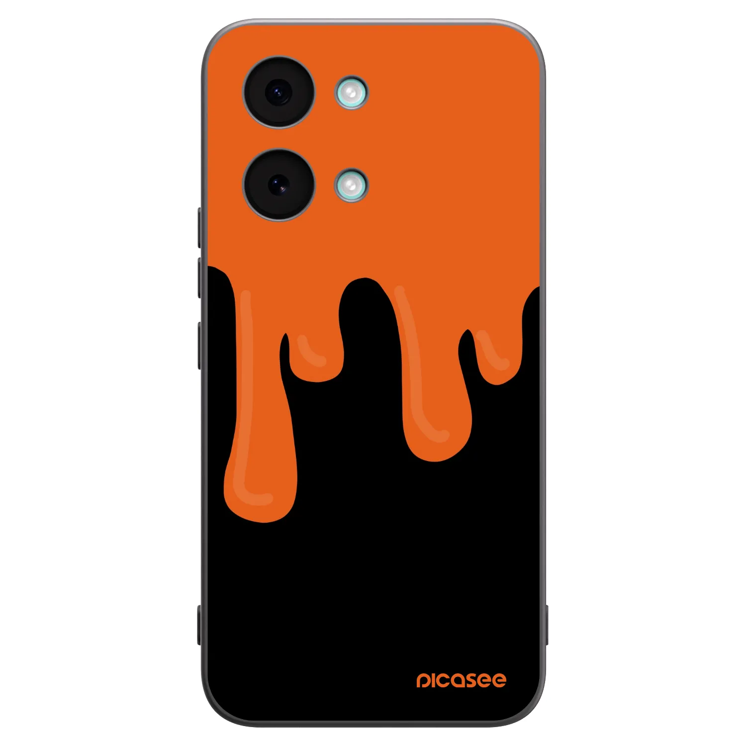Picasee silikonski črni ovitek za Xiaomi Poco X8 Pro Max - Orange spooky