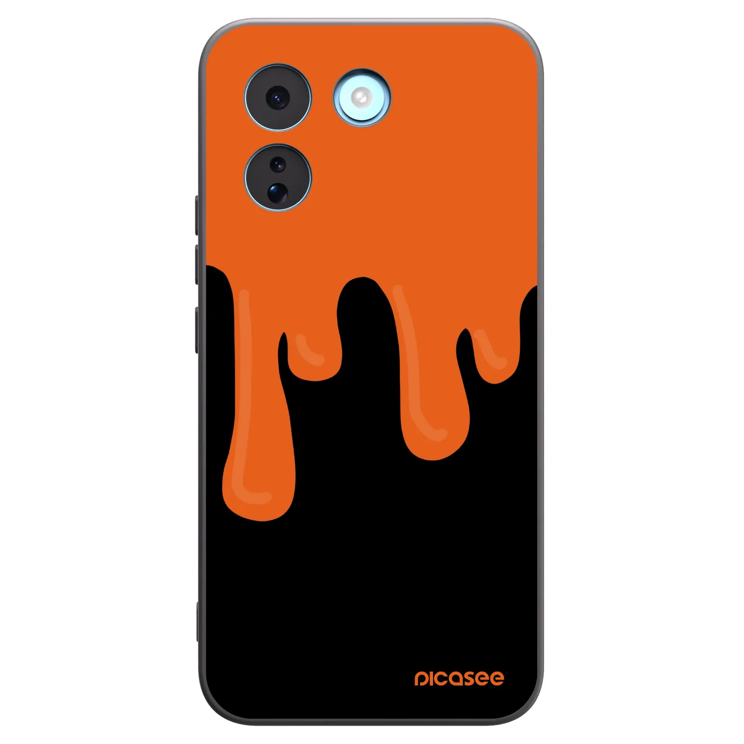 Picasee silikonski črni ovitek za Xiaomi Redmi Note 17 Pro MAX 5G - Orange spooky