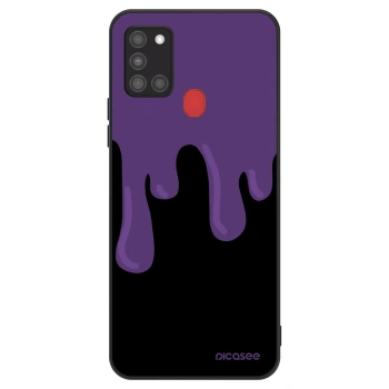 Ovitek za Samsung Galaxy A21s - Purple spooky