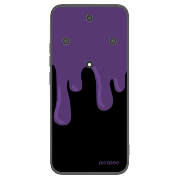 Picasee silikonski črni ovitek za Honor Magic5 Lite 5G - Purple spooky