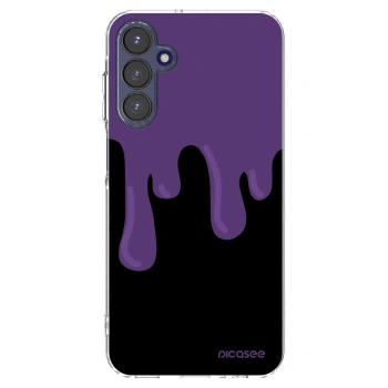 Picasee silikonski prozorni ovitek za Samsung Galaxy A15 A155F 4G - Purple spooky