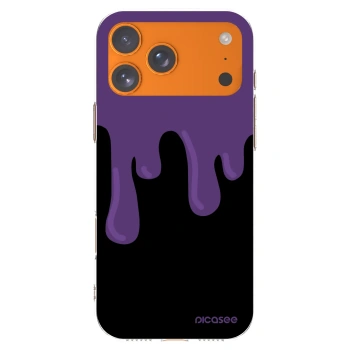Picasee silikonski prozorni ovitek za Apple iPhone 17 Pro Max - Purple spooky