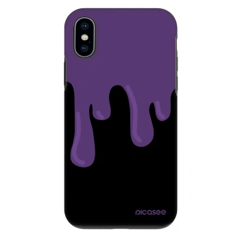 Ovitek za Apple iPhone X/XS - Purple spooky
