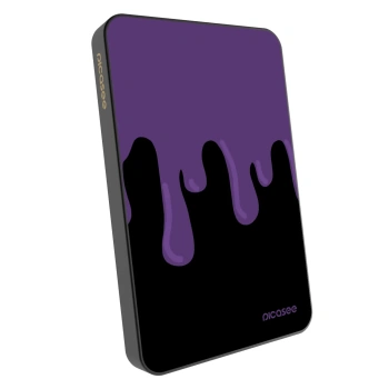 Prenosna baterija z MagSafe 5 000 mAh Siva - Purple spooky
