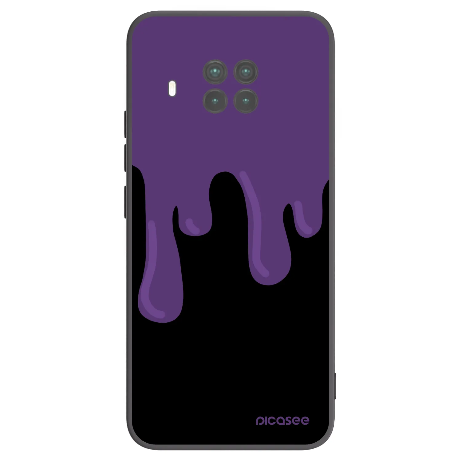 Picasee silikonski črni ovitek za Xiaomi Mi 10T Lite - Purple spooky