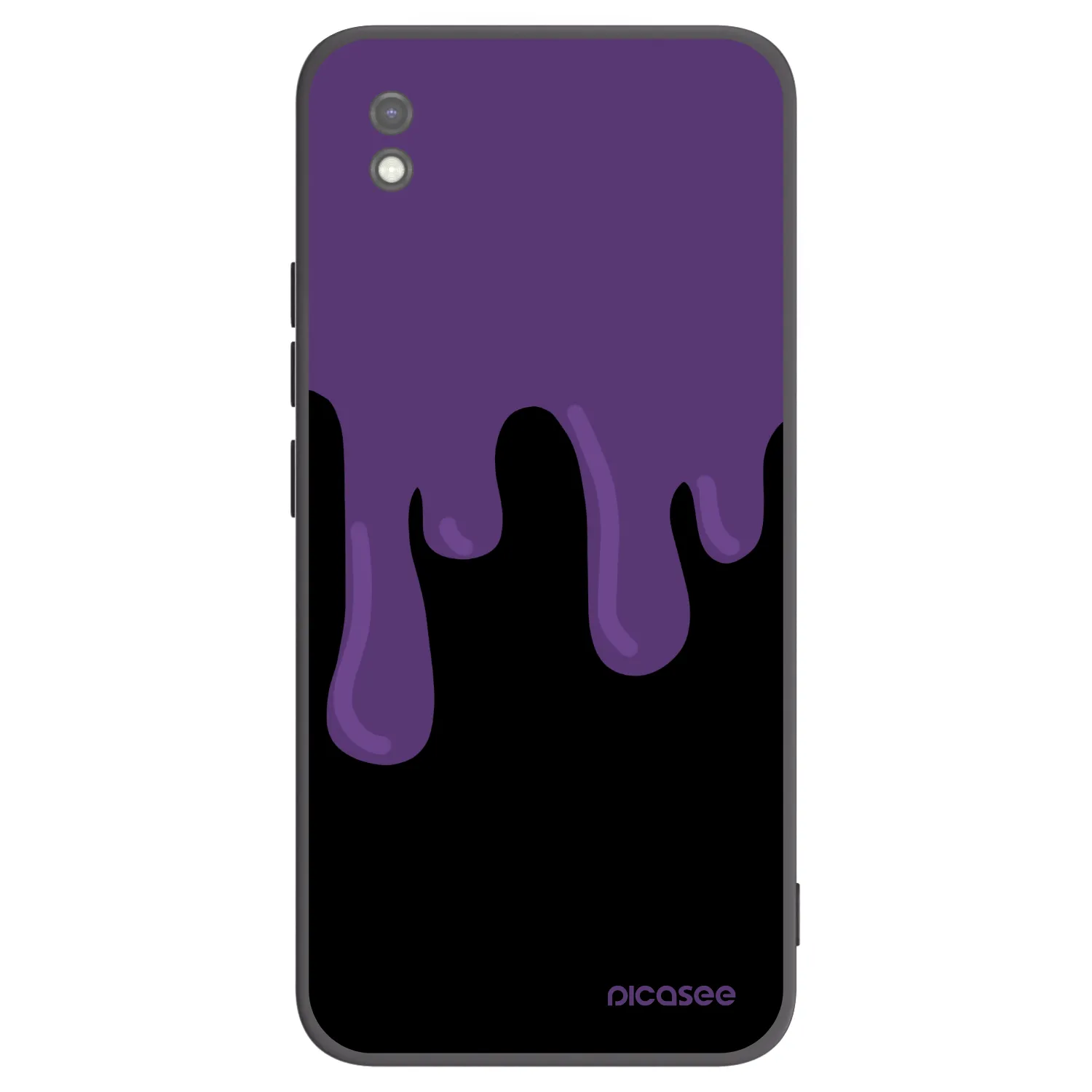 Picasee silikonski črni ovitek za Xiaomi Redmi 9AT - Purple spooky