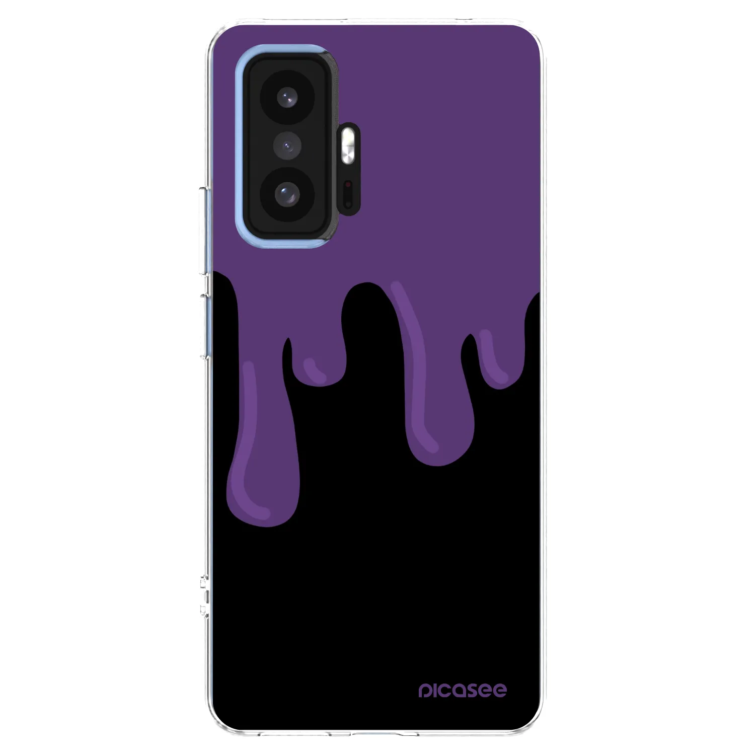 Picasee silikonski prozorni ovitek za Xiaomi 11T - Purple spooky