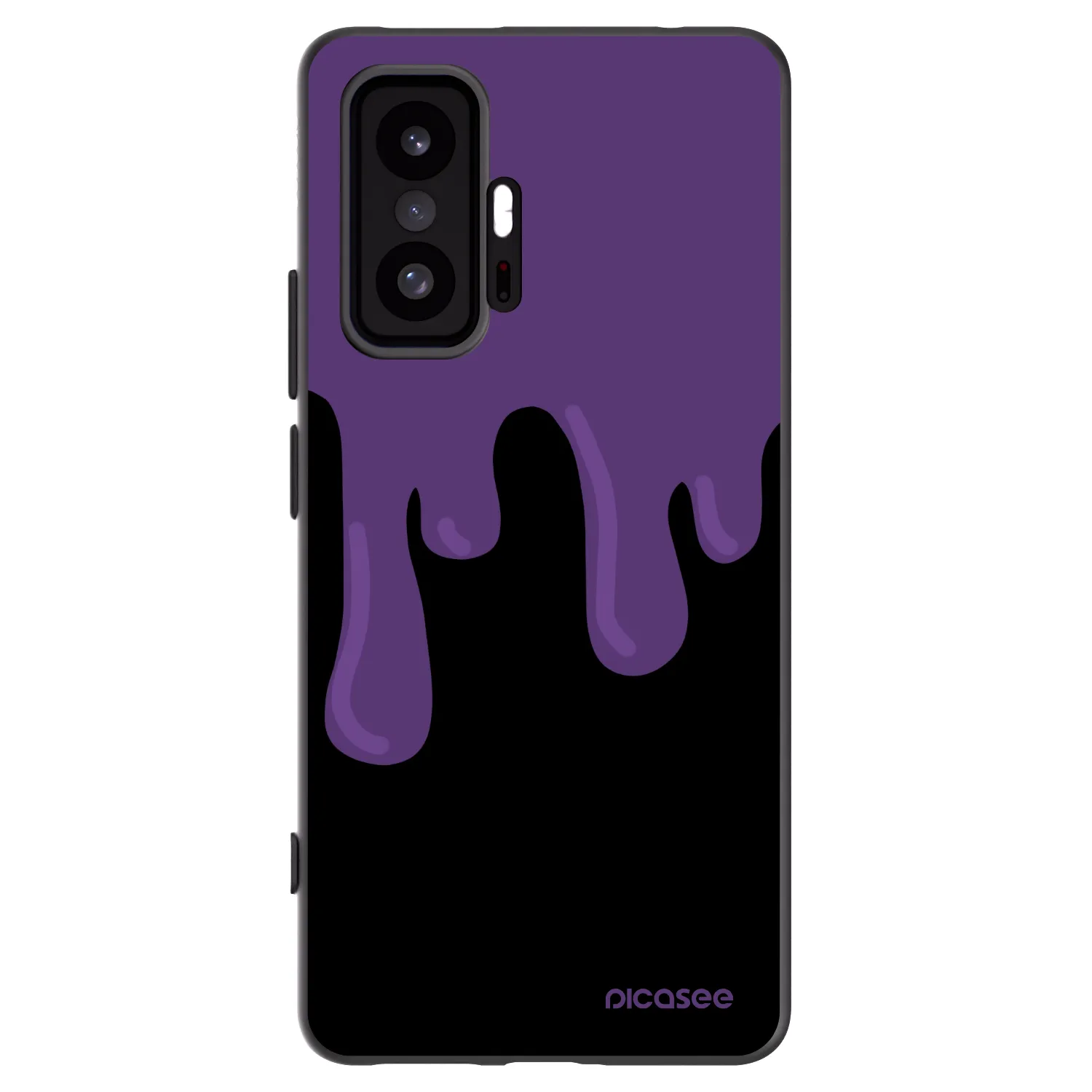 Picasee silikonski črni ovitek za Xiaomi 11T Pro - Purple spooky