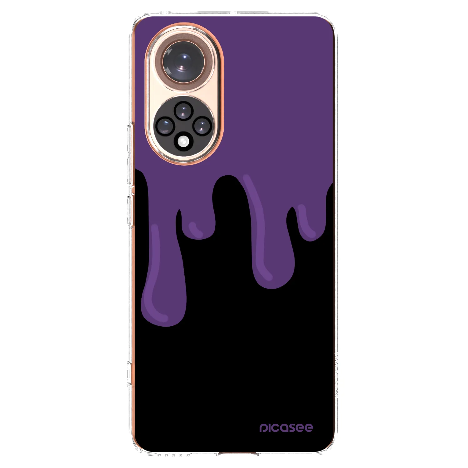Picasee silikonski prozorni ovitek za Huawei Nova 9 - Purple spooky