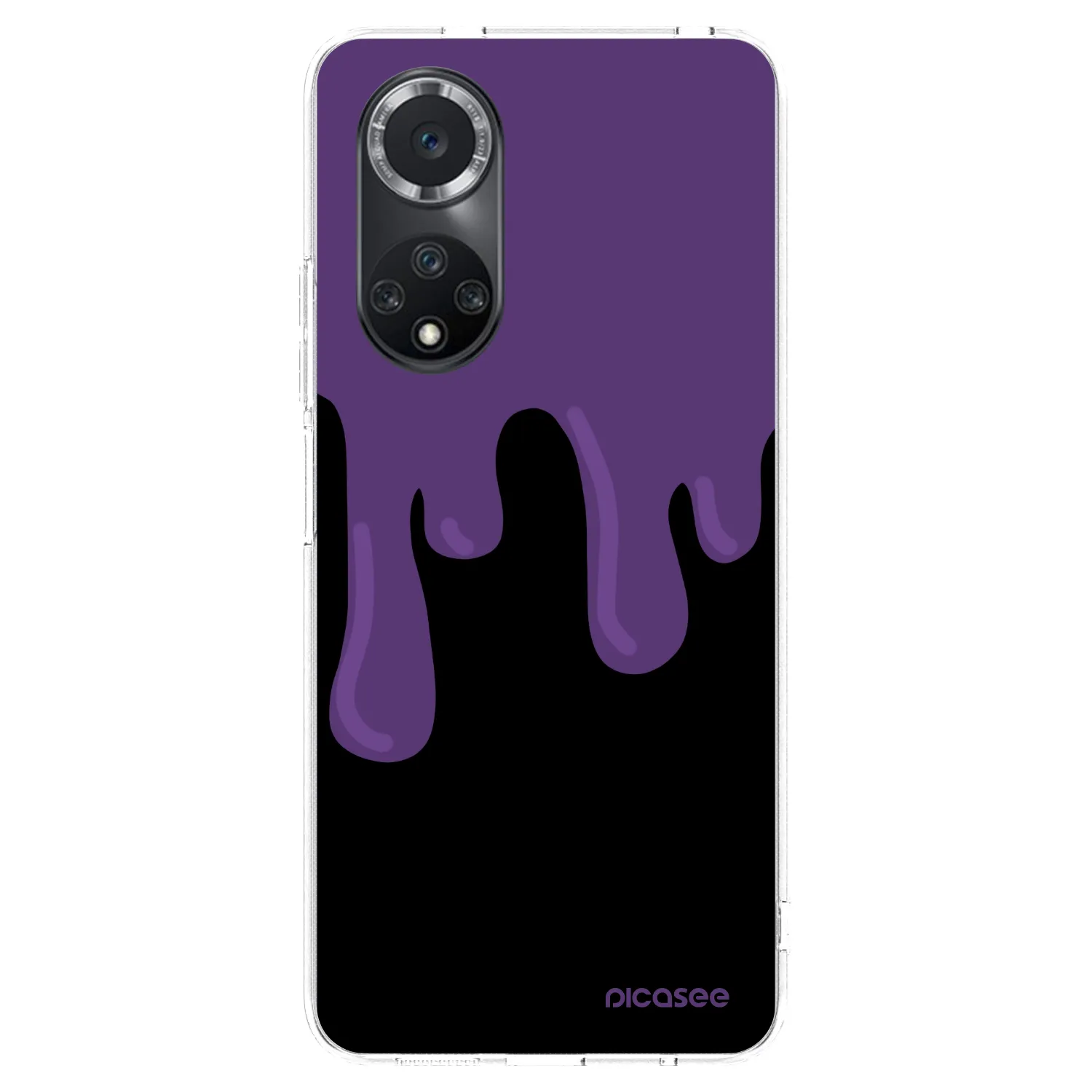 Picasee silikonski prozorni ovitek za Huawei Nova 9 SE - Purple spooky