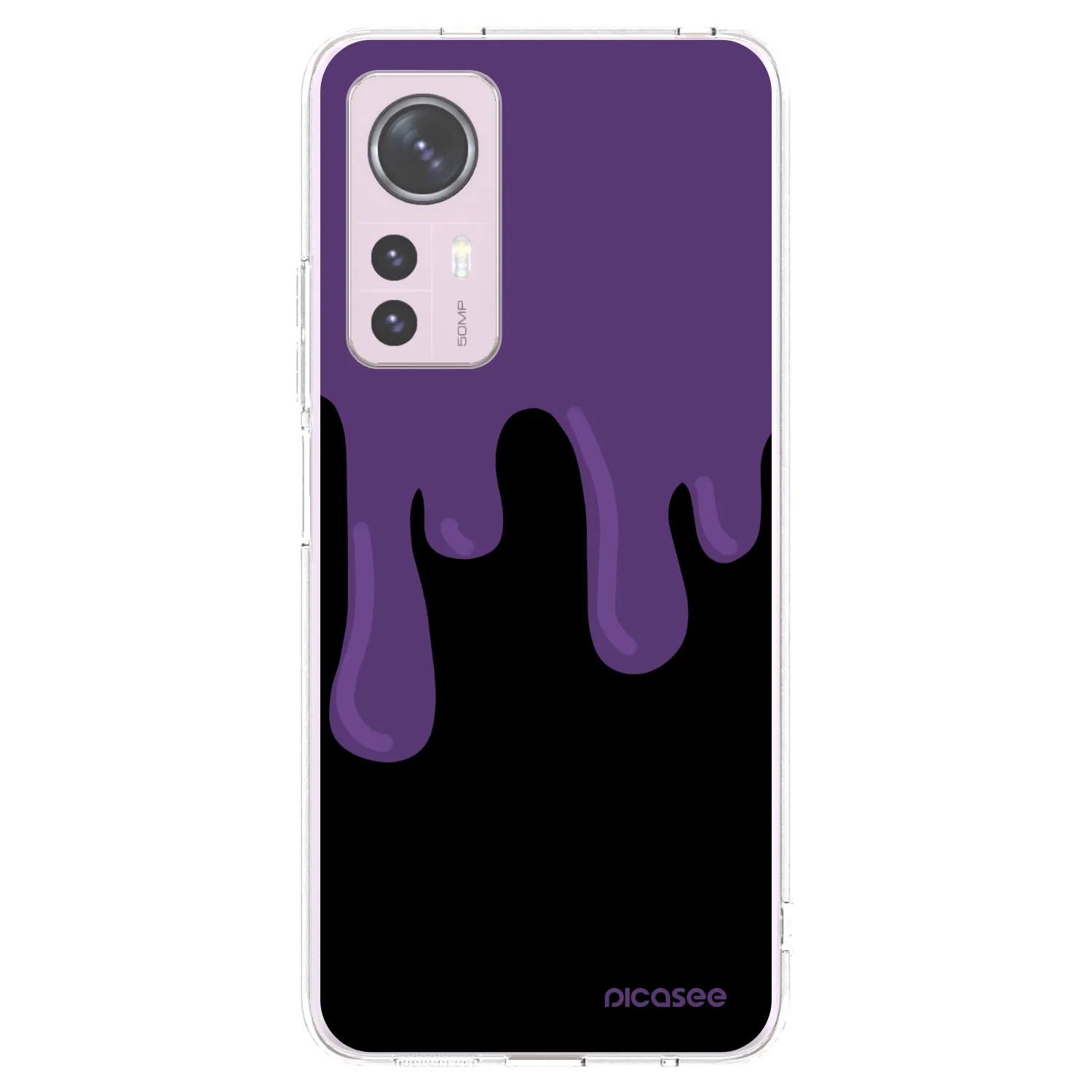 Picasee silikonski prozorni ovitek za Xiaomi 12 - Purple spooky