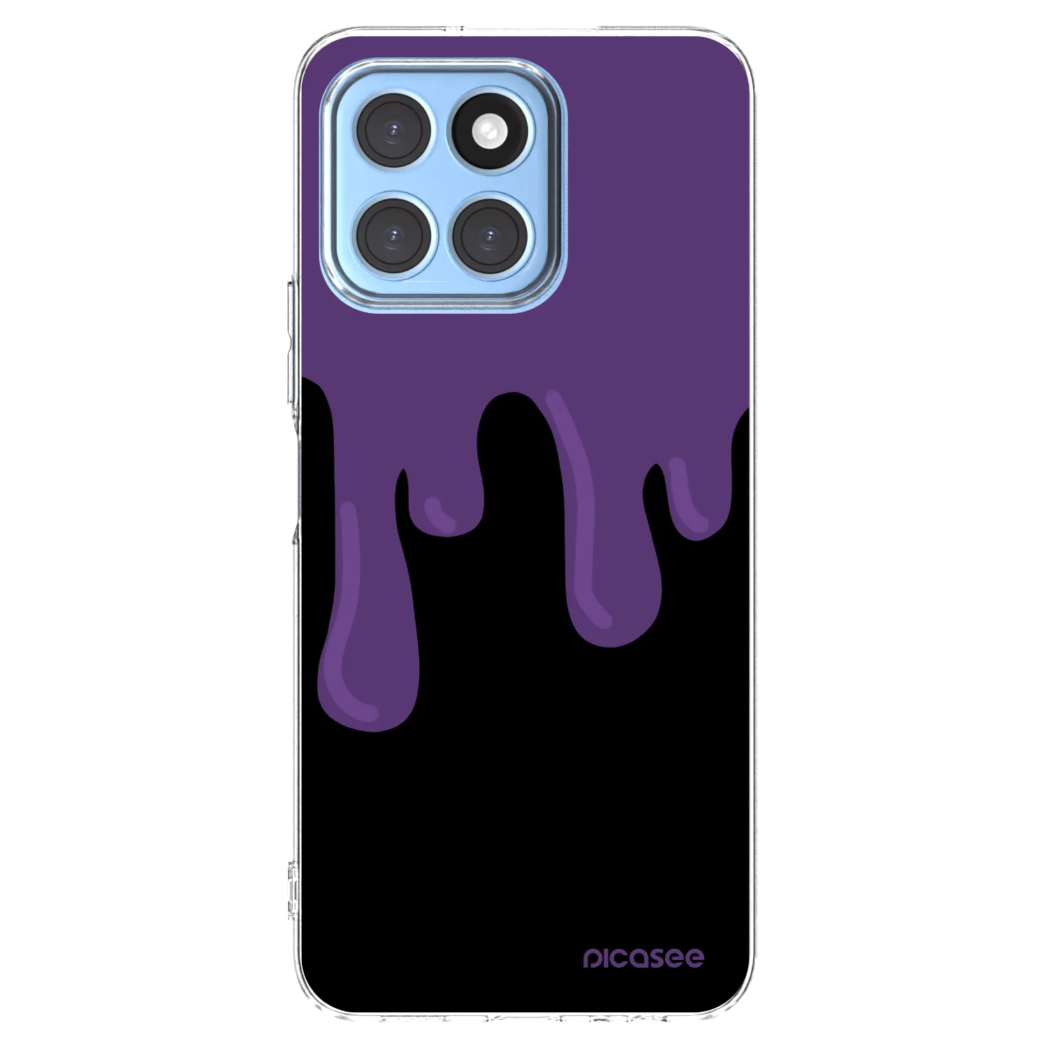 Picasee silikonski prozorni ovitek za Honor X6 - Purple spooky