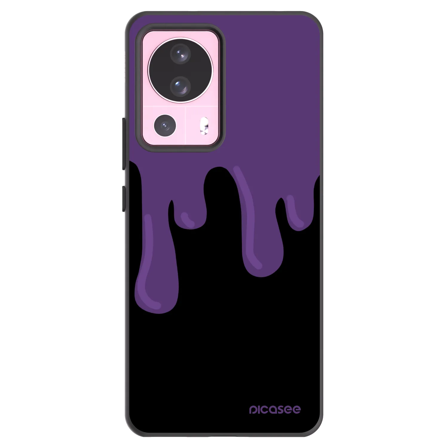 Picasee silikonski črni ovitek za Xiaomi 13 Lite - Purple spooky