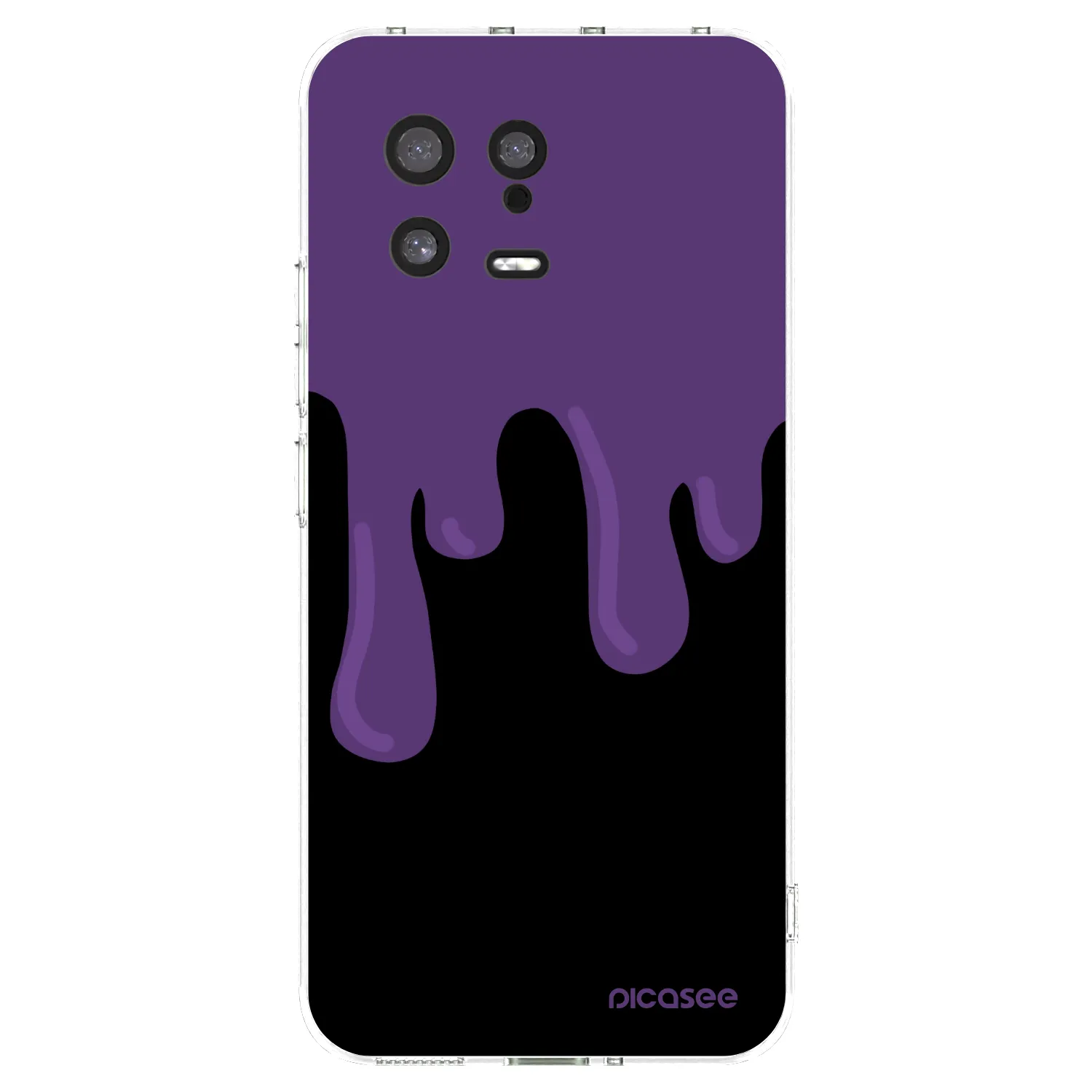Picasee silikonski prozorni ovitek za Xiaomi 13 - Purple spooky
