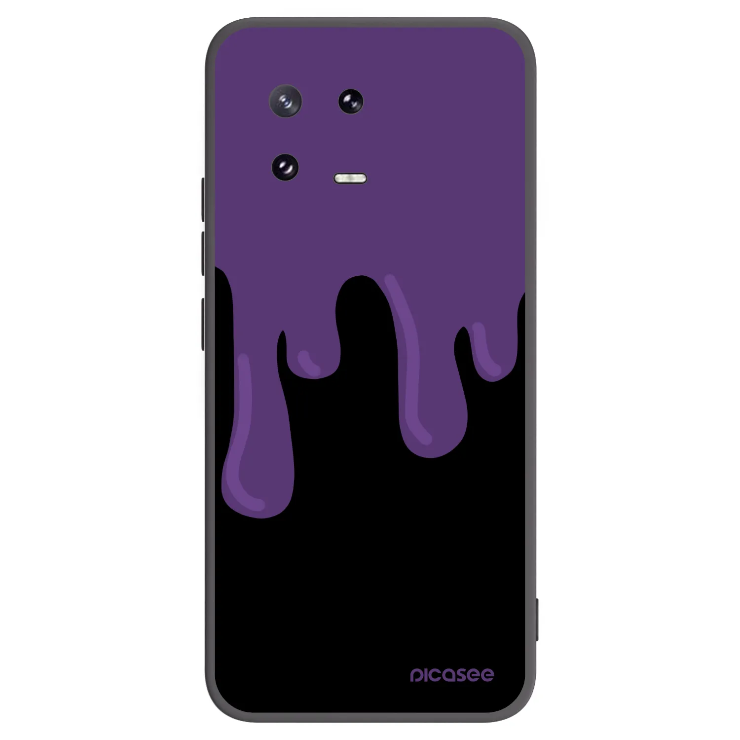 Picasee silikonski črni ovitek za Xiaomi 13 Pro - Purple spooky