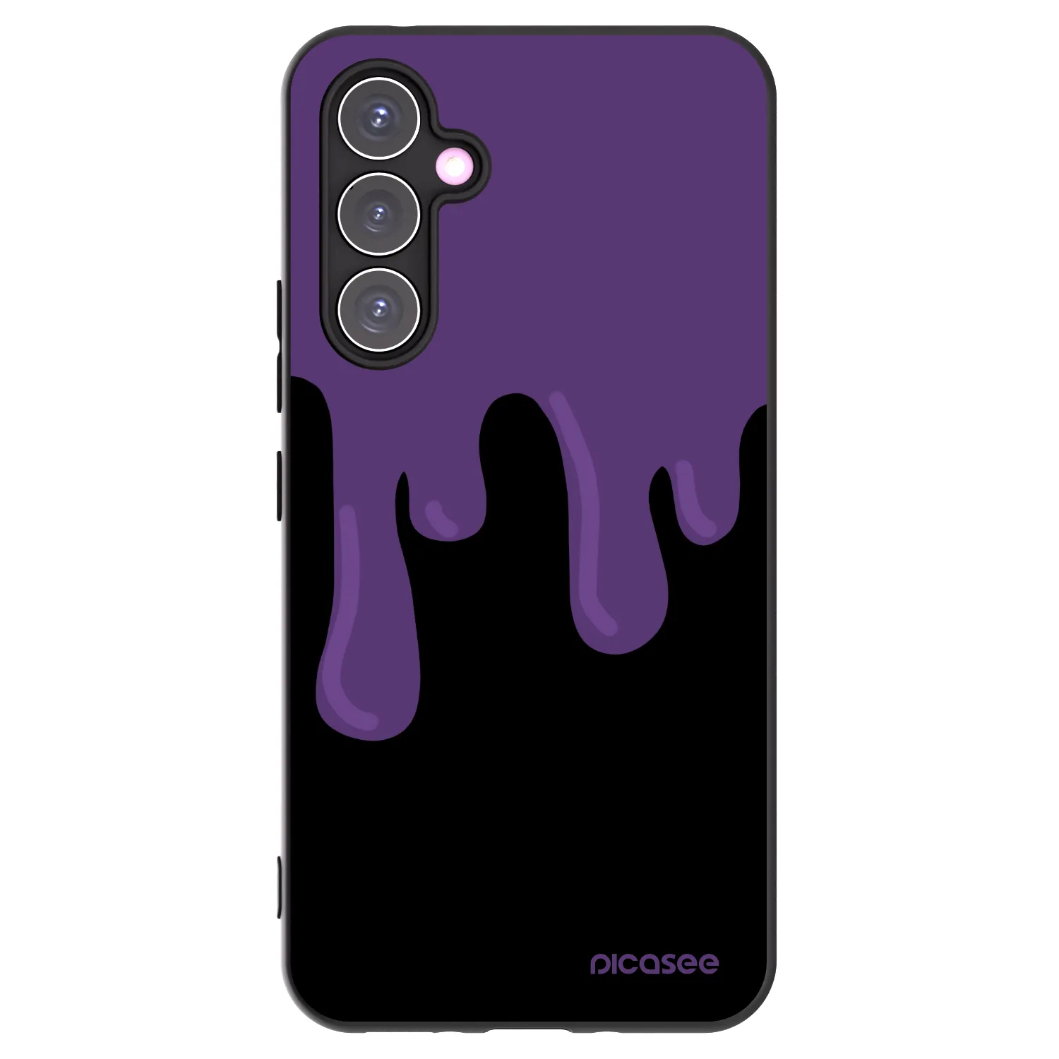 Picasee silikonski črni ovitek za Samsung Galaxy A54 5G A546B - Purple spooky