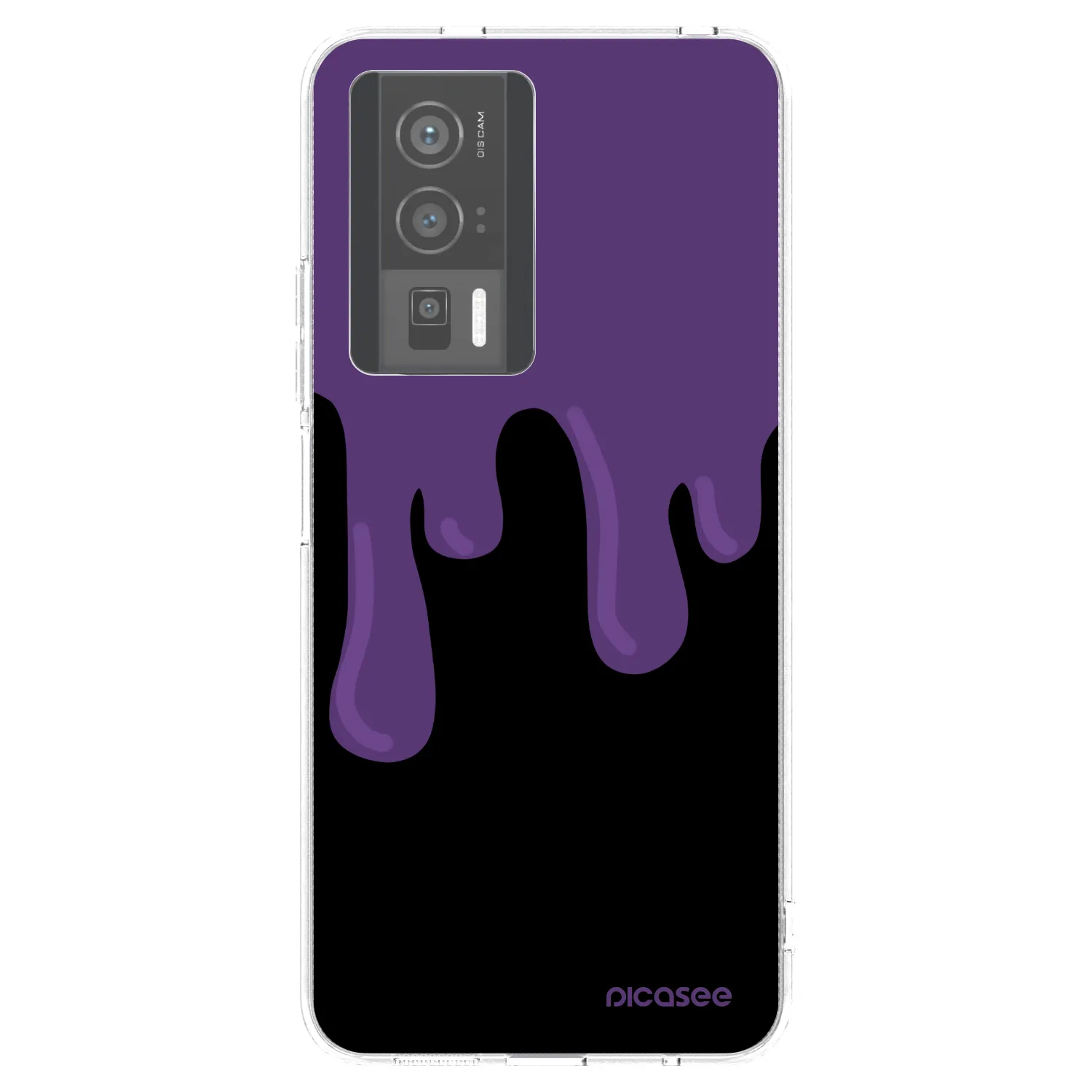 Picasee silikonski prozorni ovitek za Xiaomi Poco F5 Pro 5G - Purple spooky