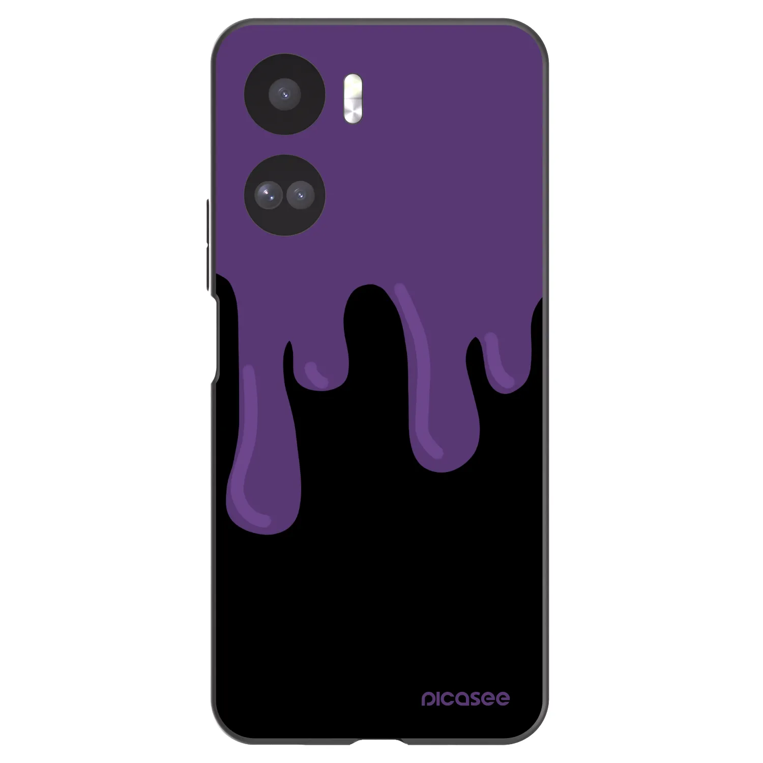 Picasee silikonski črni ovitek za Honor 90 Lite 5G - Purple spooky