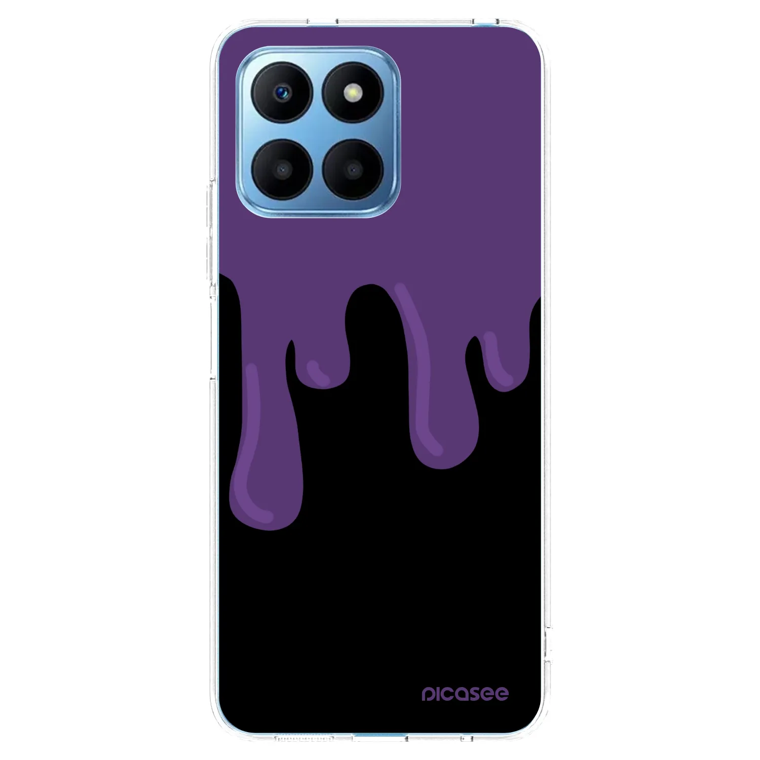 Picasee silikonski prozorni ovitek za Honor 70 Lite - Purple spooky
