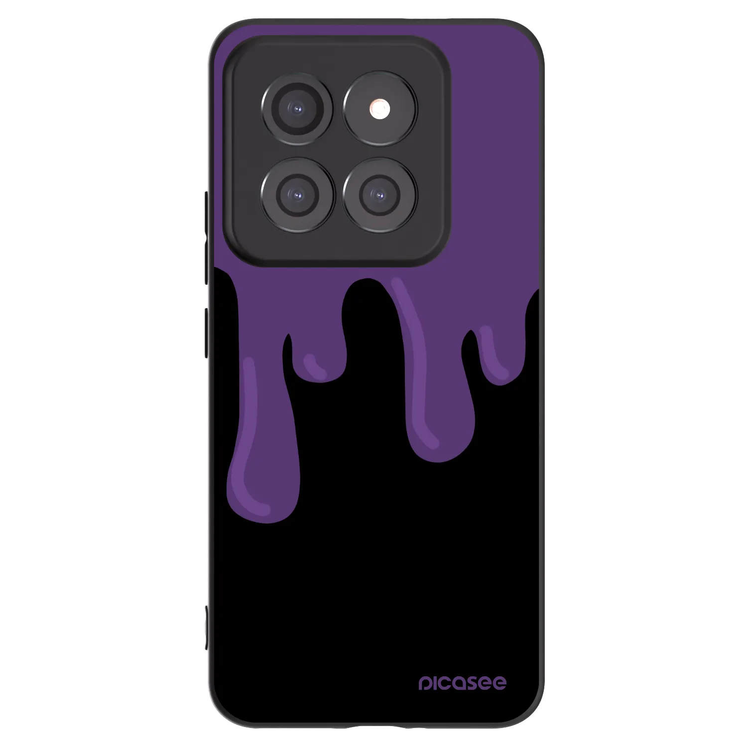 Picasee silikonski črni ovitek za Xiaomi 14 Pro - Purple spooky