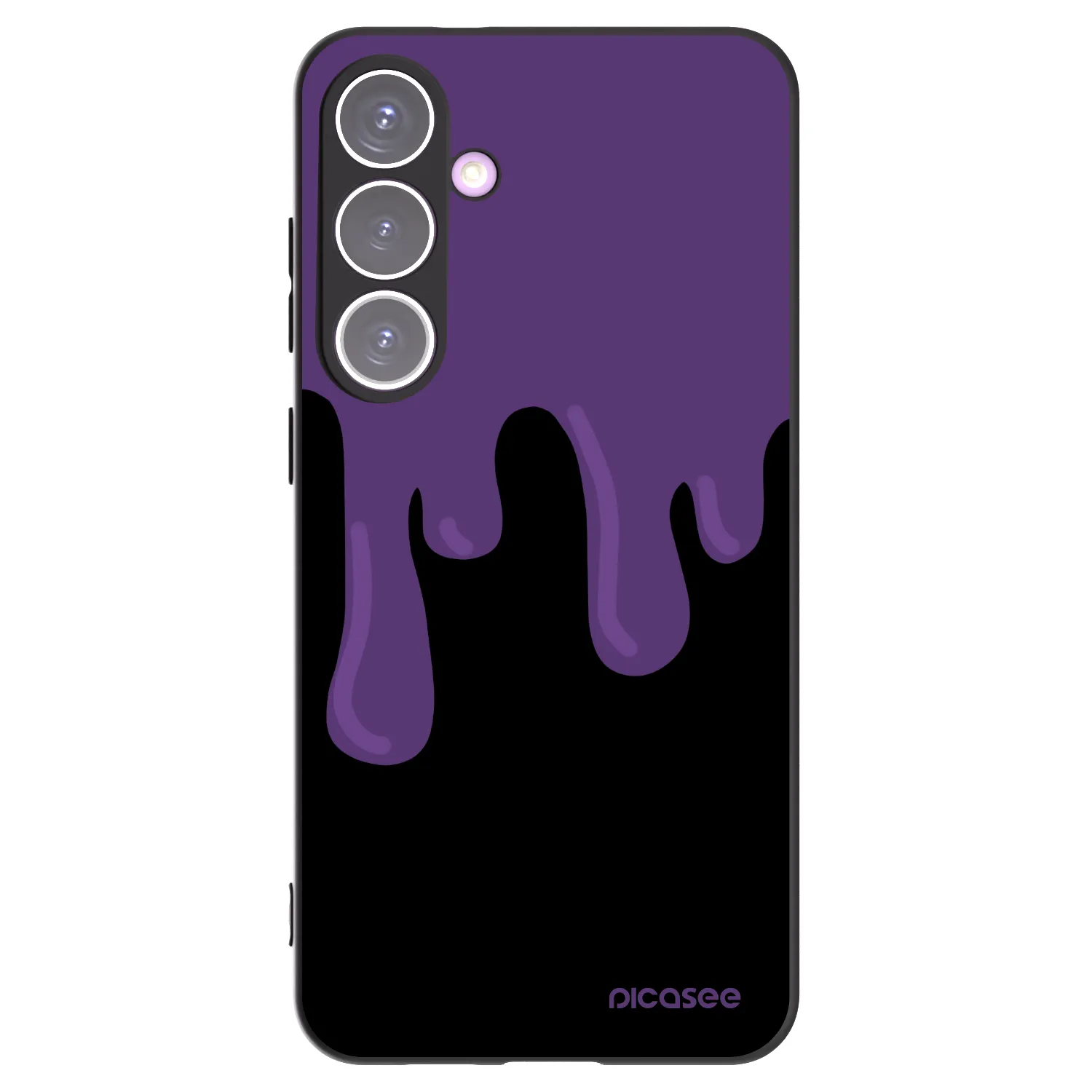 Picasee silikonski črni ovitek za Samsung Galaxy S24+ S926B 5G - Purple spooky