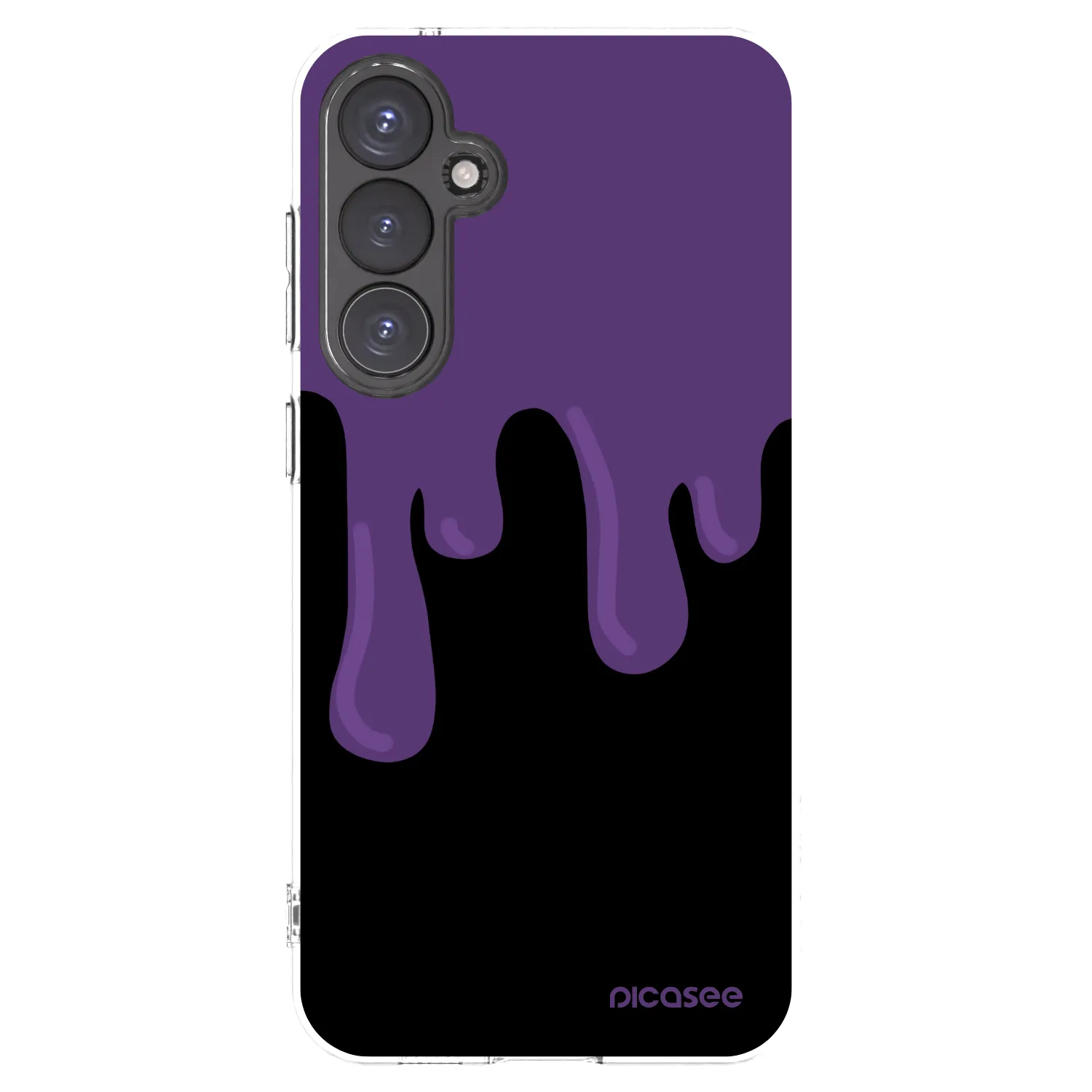 Picasee silikonski prozorni ovitek za Samsung Galaxy S23 FE S711B - Purple spooky