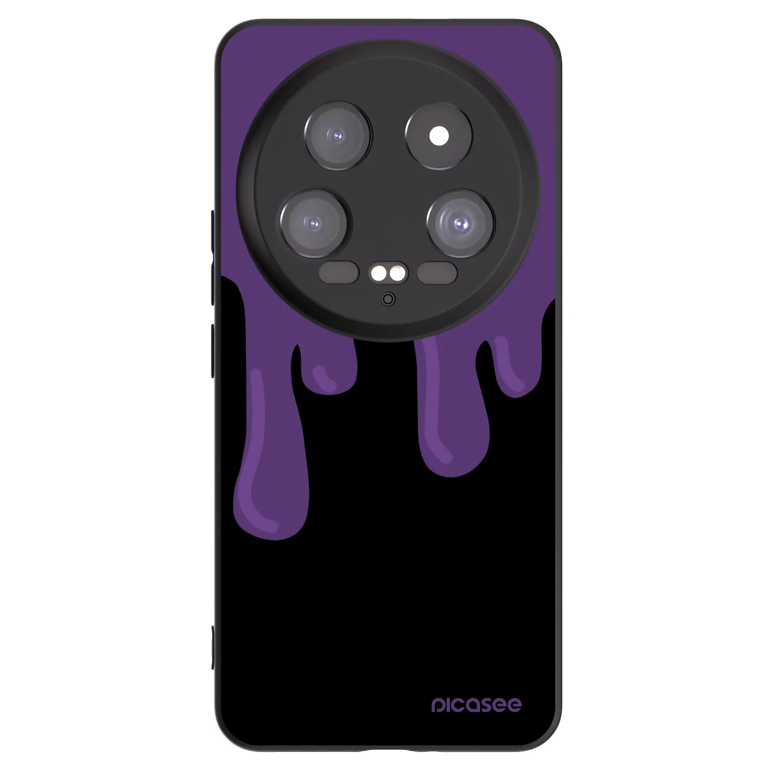 Picasee silikonski črni ovitek za Xiaomi 14 Ultra - Purple spooky