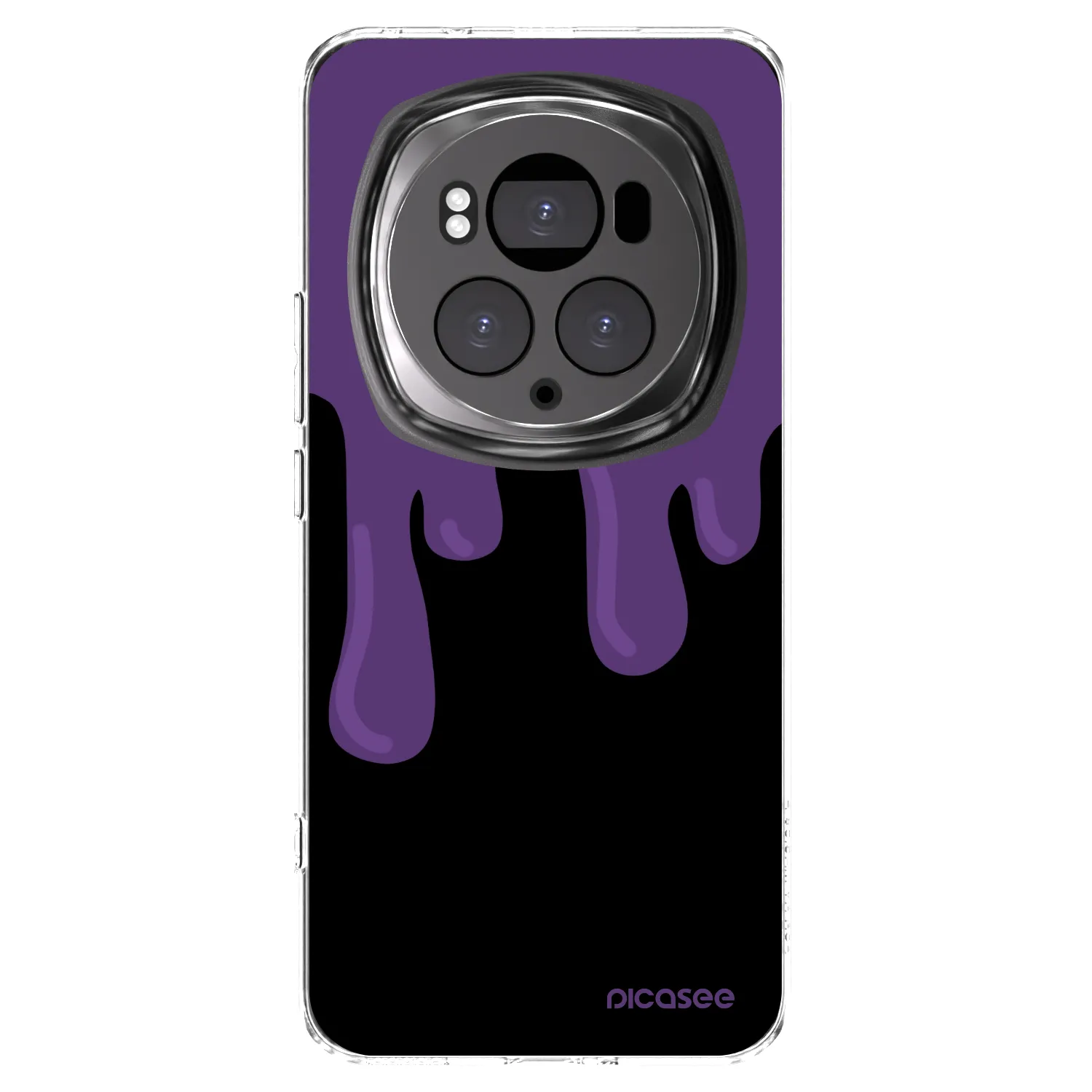 Picasee silikonski prozorni ovitek za Honor Magic6 Pro - Purple spooky