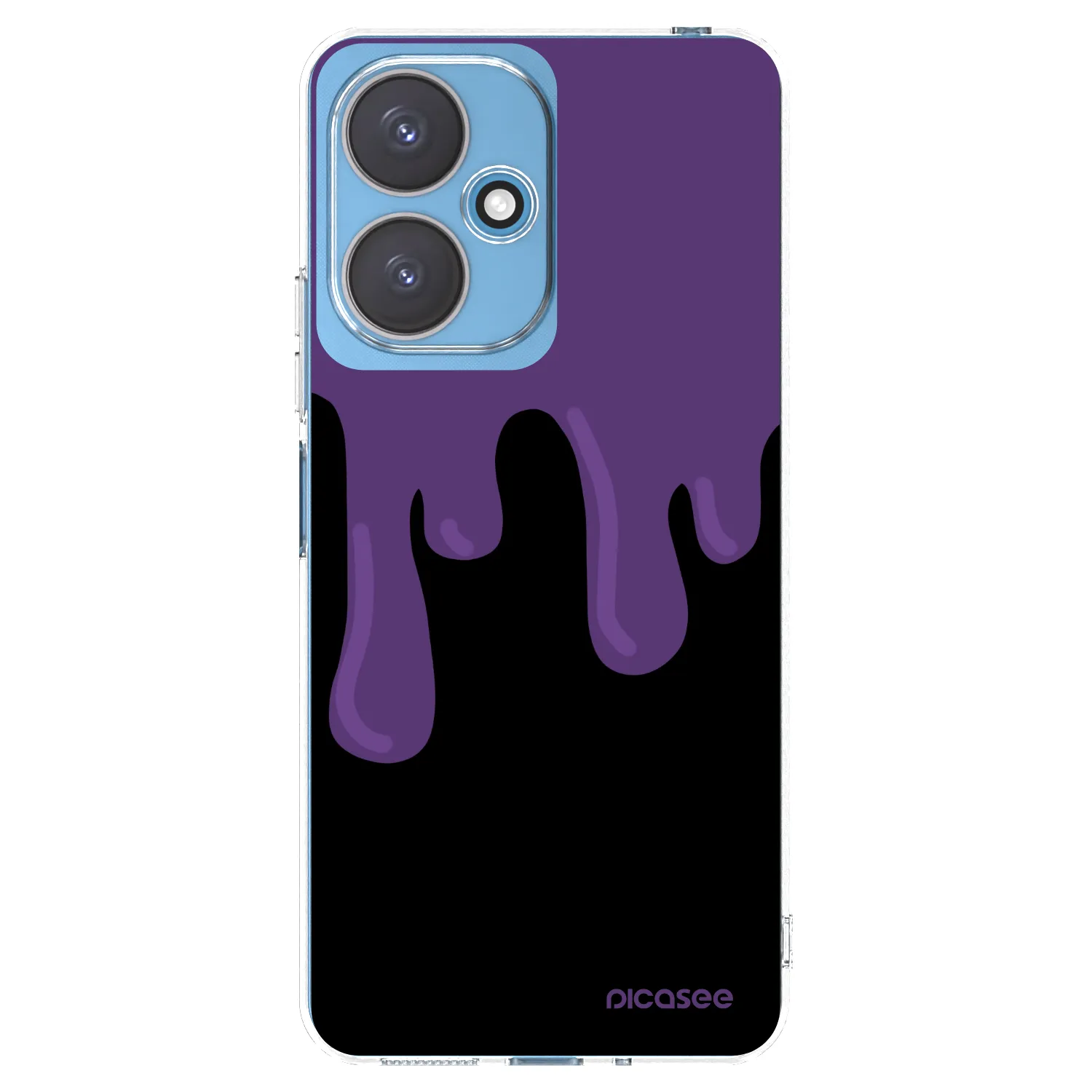 Picasee silikonski prozorni ovitek za Xiaomi Redmi 13C 5G - Purple spooky