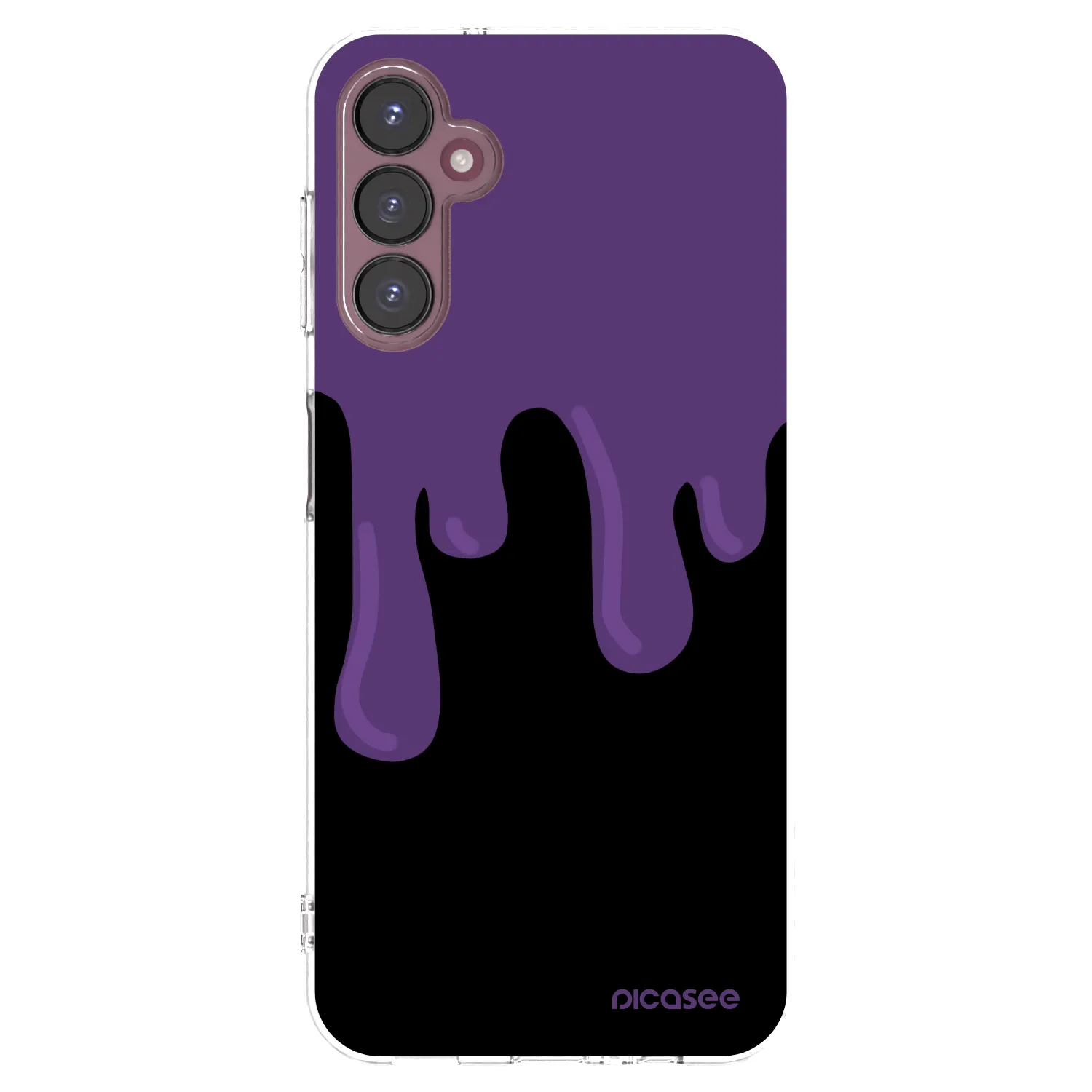 Picasee silikonski prozorni ovitek za Samsung Galaxy A05s A057G - Purple spooky